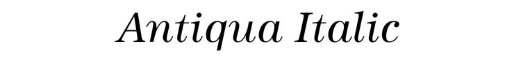 Antiqua Italic