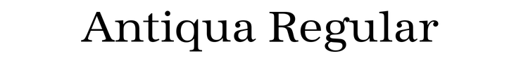 Antiqua Regular