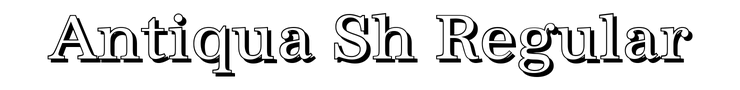 Antiqua Sh Regular