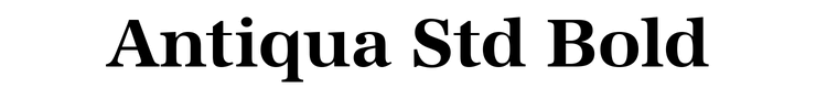 Antiqua Std Bold