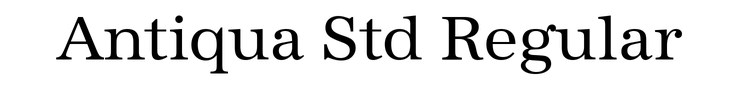 Antiqua Std Regular