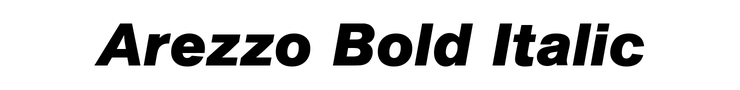 Arezzo Bold Italic