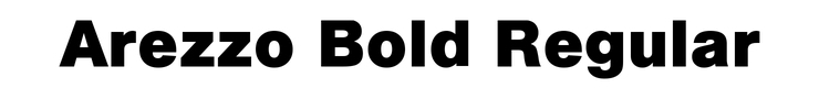 Arezzo Bold Regular