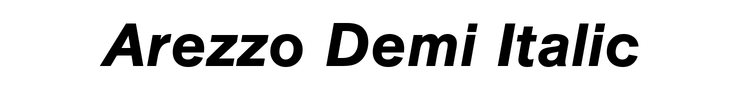 Arezzo Demi Italic