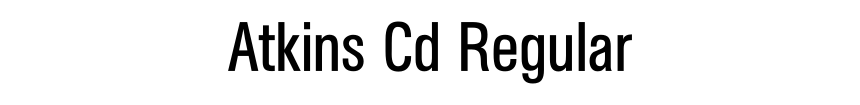 Atkins Cd Regular