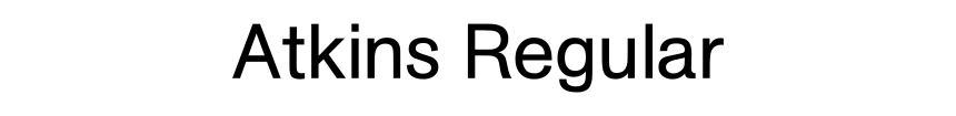 Atkins Regular