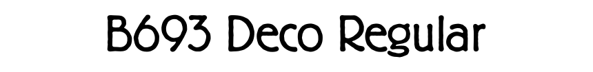 B693 Deco Regular