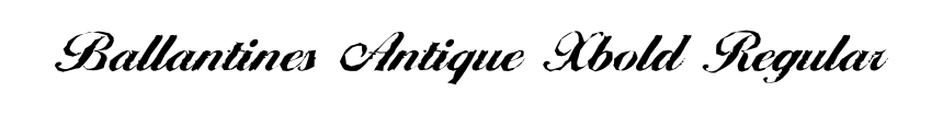 Ballantines Antique Xbold Regular