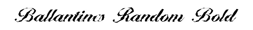 Ballantines Random Bold