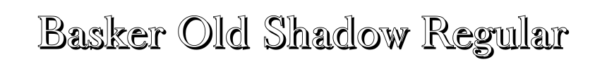 Basker Old Shadow Regular