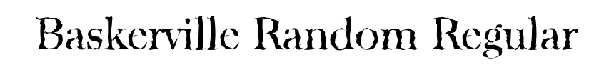 Baskerville Random Regular