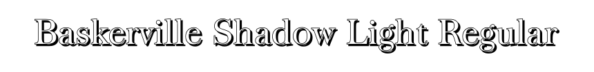 Baskerville Shadow Light Regular