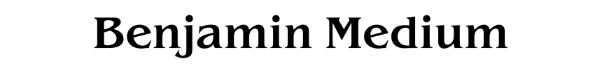 Benjamin Medium