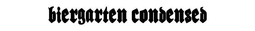 Biergarten Condensed