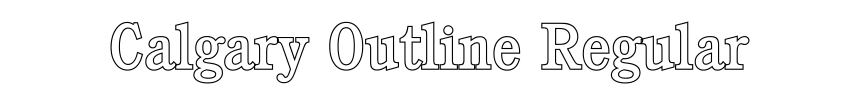 Calgary Outline Regular