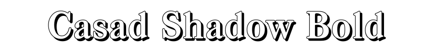 Casad Shadow Bold