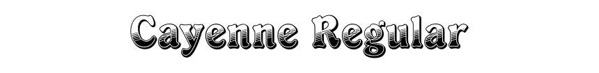 Cayenne Regular