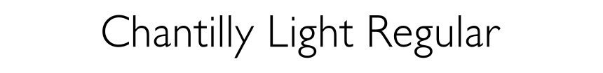 Chantilly Light Regular