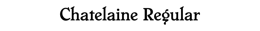 Chatelaine Regular