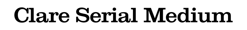 Clare Serial Medium