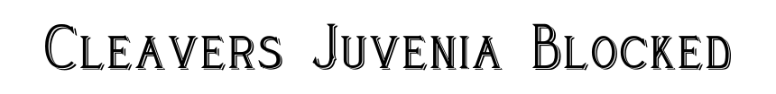 Cleavers Juvenia Blocked