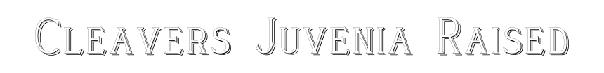 Cleavers Juvenia Raised