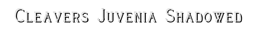Cleavers Juvenia Shadowed