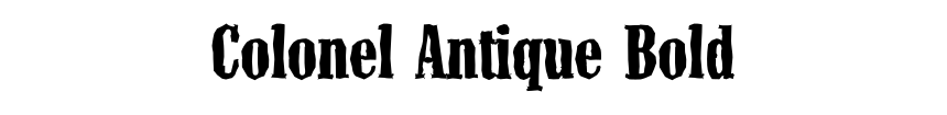Colonel Antique Bold