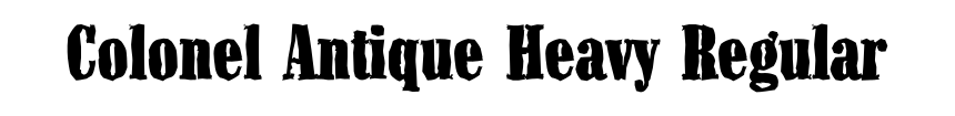 Colonel Antique Heavy Regular