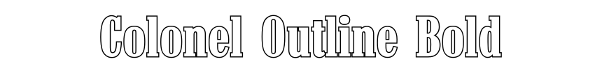 Colonel Outline Bold