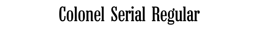 Colonel Serial Regular