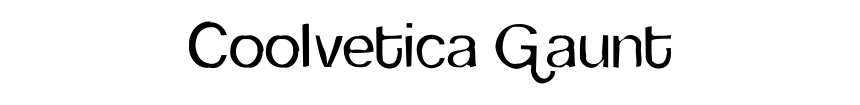 Coolvetica Gaunt
