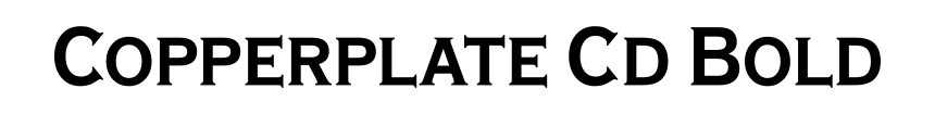 Copperplate Cd Bold