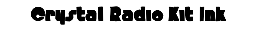 Crystal Radio Kit Ink
