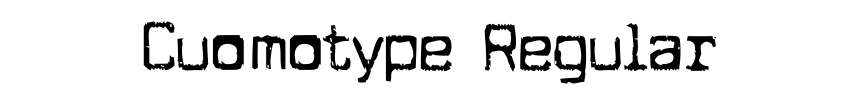 Cuomotype Regular