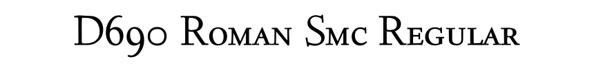 D690 Roman Smc Regular