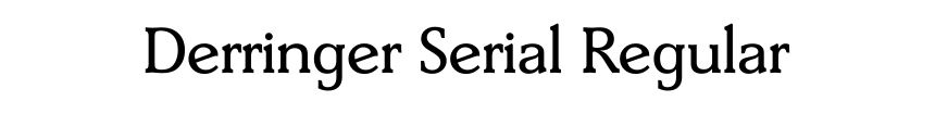 Derringer Serial Regular