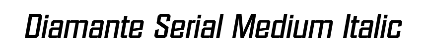 Diamante Serial Medium Italic