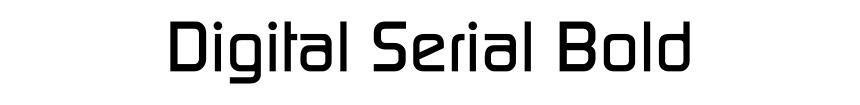 Digital Serial Bold