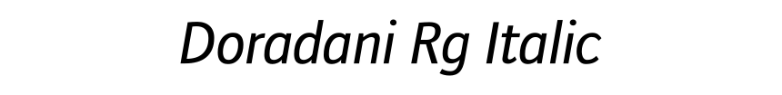 Doradani Rg Italic