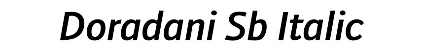 Doradani Sb Italic