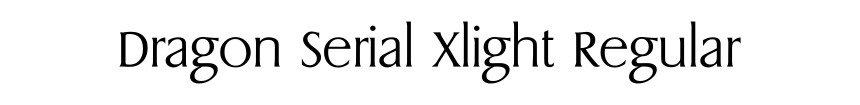 Dragon Serial Xlight Regular