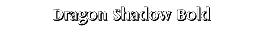 Dragon Shadow Bold