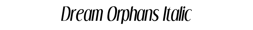Dream Orphans Italic