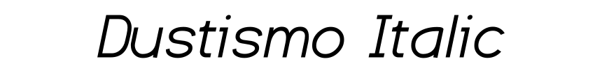 Dustismo Italic