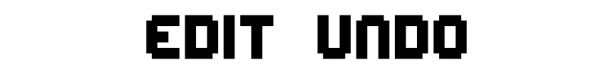 Edit Undo