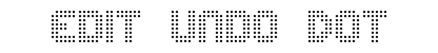Edit Undo Dot