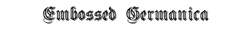 Embossed Germanica