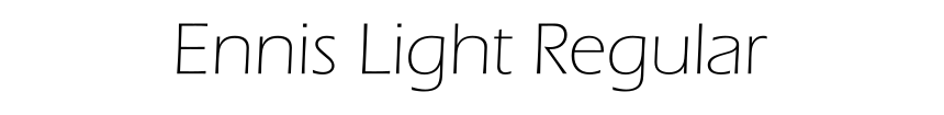 Ennis Light Regular