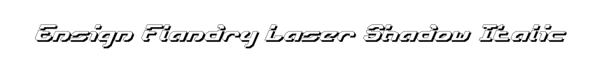 Ensign Flandry Laser Shadow Italic